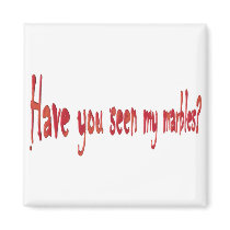 Have you seen my marbles? magnets