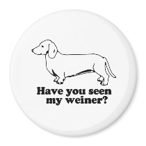 HAVE YOU SEEN MY WEINER magnets