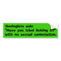 "Have you tried licking it?" bumper stickers by Xena_Avenger "Have you tried licking it?" bumper stickers