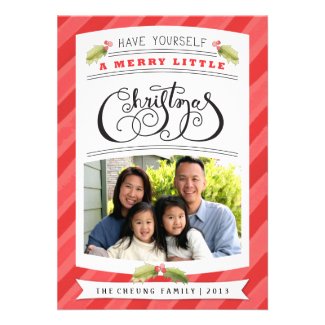 Have Yourself A Merry Little Christmas Photo Card