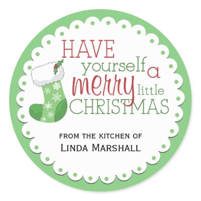 Have Yourself a Merry Little Christmas Sticker