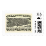 Haverhill, MA Panoramic Map - 1893 Stamp