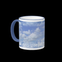 Having Coffee in the Clouds mugs