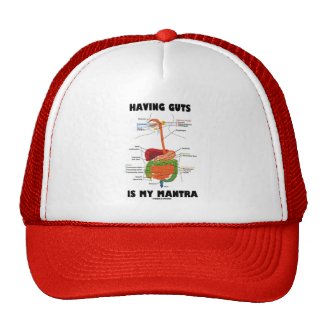 Having Guts Is My Mantra (Digestive System) Hat
