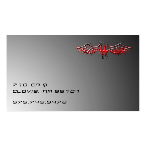Havoc Motorsports (NM) Business Cards (back side)