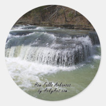 Haw Falls 4 Round Sticker