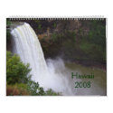 Hawaii 2008 Calendar
