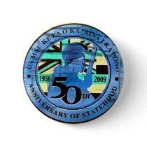 Hawaii 50th Button