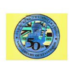 Hawaii 50th Postcard
