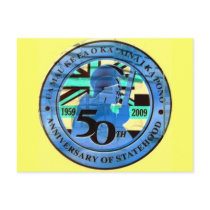 Hawaii 50th Postcard