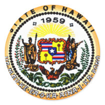 Hawaii 50th Sticker