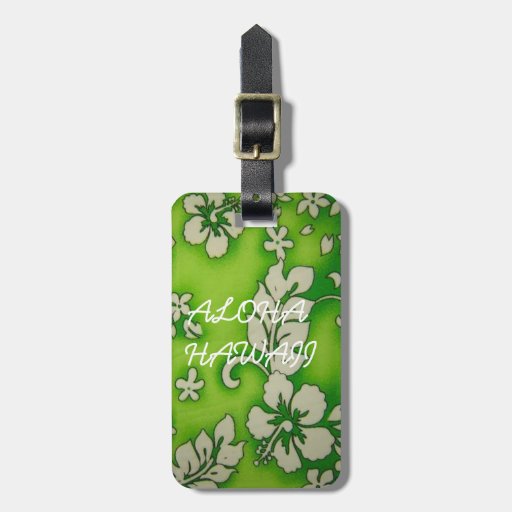 HAWAII ALOHA COLLECTION LUGGAGE TAG Zazzle