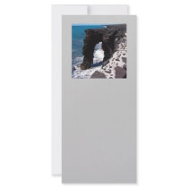 Hawaii Beach Stone Arch Custom Rack Card