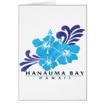 Hawaii Blue Hibiscus Flower Greeting Cards
