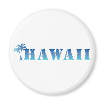 Hawaii blue palm trees magnets by bbdesignsco Hawaii blue palm trees magnets