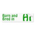 Hawaii Bred (Bumper) Sticker bumper stickers by TimeTrax Hawaii Bred (Bumper) Sticker bumper stickers