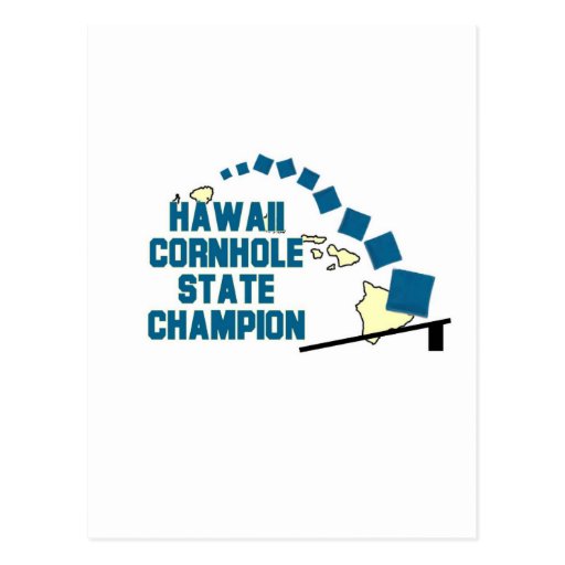 Hawaii Cornhole Champion Post Cards