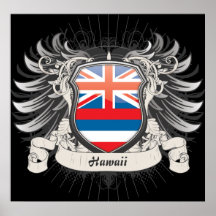Hawaii Crest Poster