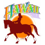 Hawaii dressage sunrise shirt F/B