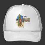 Hawaii Ewa Beach Surfer Girl Hat hats
