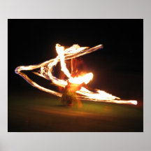 Hawaii Fire Dance Print