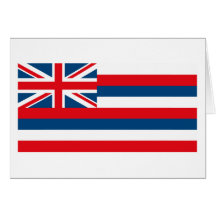 Hawaii Flag Greeting Card