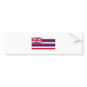 Hawaii FLAG International bumper stickers by flagshirt Hawaii FLAG International bumper stickers