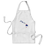 Hawaii Flag Map Aprons