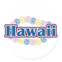 Hawaii flowers stickers by bbdesignsco Hawaii flowers stickers