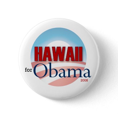 Hawaii for Obama Button by BeezKneez