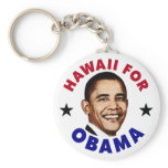 Hawaii For Obama Keychain