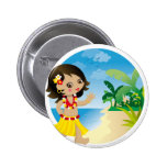 Hawaii girl pin
