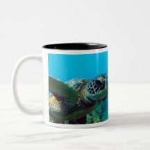Hawaii Green Sea Turtle Mugs
