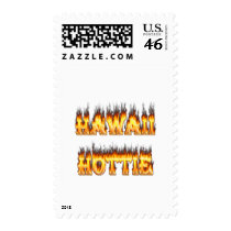 Hawaii Hottie Fire and Flames postage