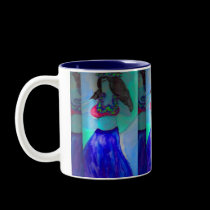 Hawaii Hula girl Mug..