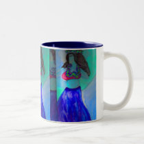 Hawaii Hula girl Mug.. mugs