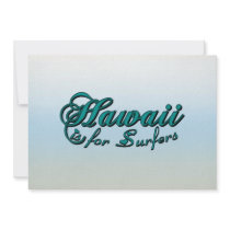 Hawaii is for Surfers invitations