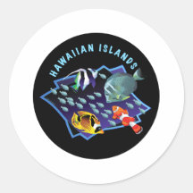 Hawaii Is. Reefers Stickers