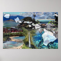 Hawaii Islands Poster