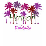 Hawaii Ladies Twofer Sheer (Fitted) T Shirts