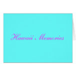 hawaii memories cards