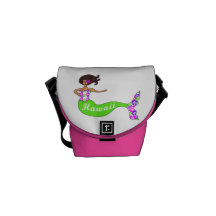 Hawaii Mermaid Courier Bags