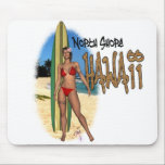 Hawaii North Shore Surfer Girl  Mouse Pad mousepads