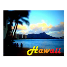 Hawaii-Oahu-Diamond Head Postcard