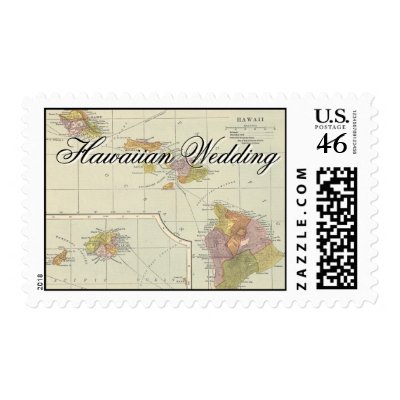 Hawaii on the Map Stamps