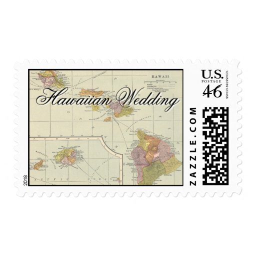 Hawaii on the Map Stamps