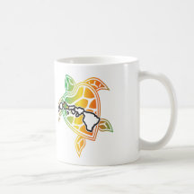 Hawaii Reggae Turtle Coffee Mug