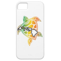 Hawaii Reggae Turtle iPhone 5 Case