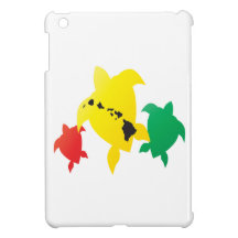 Hawaii Reggae Turtles iPad Mini Cover
