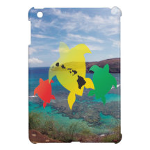 Hawaii Reggae Turtles iPad Mini Covers